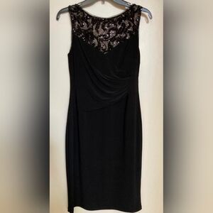 Ralph Lauren Elegant Black Sequin Dress